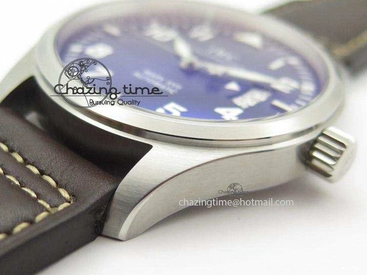 MIROTIME 0410 Mark XVII Le Petit Prince MK Maker 1:1 Best Edition SS Blue Dial A2892 On Brown Leather Strap GoodFit 7379